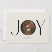 Carte de Noël photo Big Joy (Devant)