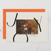 Carte de Noël photo Big Joy (Devant / Derrière)