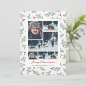 Carte de Noël Photo Botanique (Debout devant)