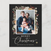 Carte de Noël photo botanique (Devant)