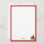 Carte de Noël photo Candy Cane (Dos)