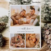 Carte de Noël photo Carte de Noël en famille Noël