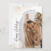 Carte de Noël photo Carte de Noël familiale Fêtes  (Devant)