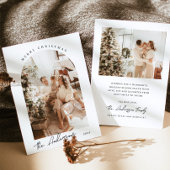 Carte de Noël photo | Carte photo de vacances mode