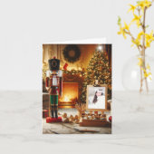 Carte de Noël photo Casse-Noisette (Fleur jaune)