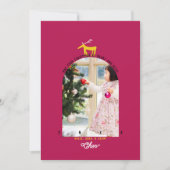 Carte de Noël photo Cerf & Arche (Devant)