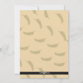 Carte de Noël photo | Chalkboard Floral (Dos)