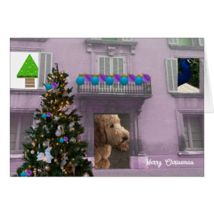 Carte de Noël Photo Collage 3 Fenêtres Joyeux Noël