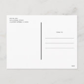 Carte de Noël photo Couple Pine Tree (Dos)