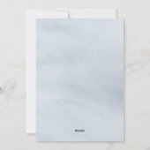 CARTE DE NOËL PHOTO DE PLAGE MINIMALE FLORIDE (Dos)