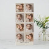 Carte de Noël photo en collage moderne | Minimalis (Debout devant)