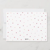 Carte de Noël Photo Feuillage de Noël (Dos)