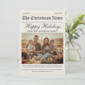 Carte de Noël photo journal (Debout devant)