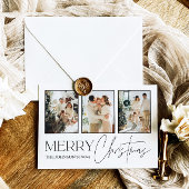 Carte de Noël photo magnétique, Joyeux Noël