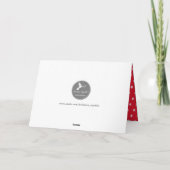 Carte de Noël photo moderne (Dos)