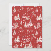 Carte de Noël photo Motif d'arbre (Dos)