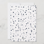 Carte de Noël Photo Navy Joy to the World (Dos)