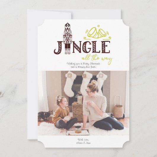 Carte de Noël photo Nutcracker (Devant)