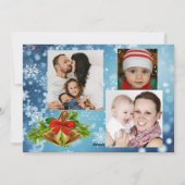 Carte de Noël photo personnalisée (Dos)