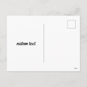 Carte de Noël photo personnalisée - Cadeau de vaca (Dos)