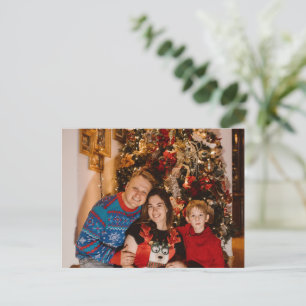 Carte de Noël photo personnalisée - Cadeau de vaca