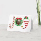 Carte de Noël photo personnalisée Joy (Devant)