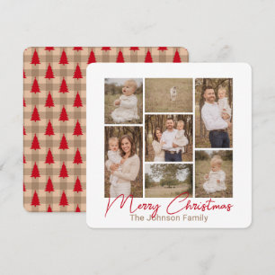 Carte de Noël photo rouge Simple Pleasures Country