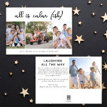 Carte de Noël photo | Tout est calme (ish)<br><div class="desc">Cherchez-vous la carte de vacances parfaite qui résume la folie de la vie quotidienne dans votre famille ? Ne cherchez plus . Ce modèle photo facile à éditer peut être personnalisé avec des photos préférées et a les mots... tout n'est pas calme (ish). Si cela résume votre famille (comme le mien),...</div>