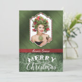 Carte de Noël photo unique et élégante (Debout devant)