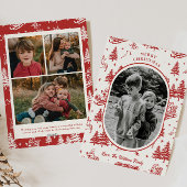 Carte de Noël photo vintage