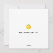 Carte de Noël Pickball (Dos)