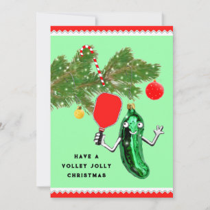 Carte de Noël Pickleball
