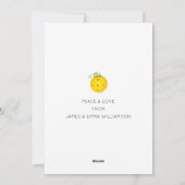 Carte de Noël Pickleball (Dos)
