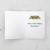 Carte de Noël - Pin-up fille (Intérieur)