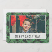 Carte de Noël Pine Verte (Devant)