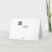 Carte de Noël Pinecones - personnaliser comme dési (Dos)