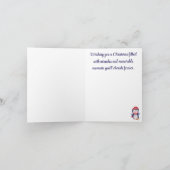 Carte de Noël Pingouin Globe de Neige personnalisé (Intérieur)