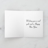 Carte de Noël Pingouin mignonne (Intérieur)