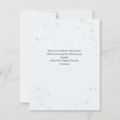 Carte de Noël Pingouin Watercolor (Dos)