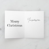 Carte de Noël Pingouins neigeux (Intérieur)