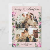 Carte de Noël Pink and Merry 2 Photo (Devant)
