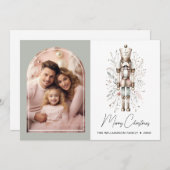 Carte de Noël Pink Green (Devant / Derrière)