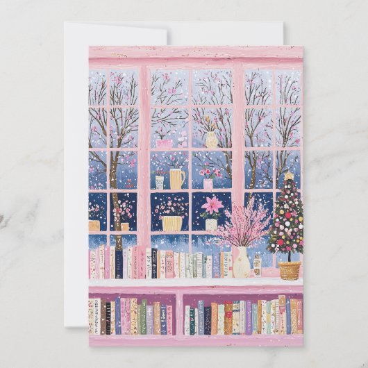 Carte de Noël Pink Pastel (Devant)