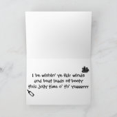 Carte de Noël Pirate (Intérieur)