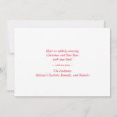 Carte de Noël plat Highland Cow (Dos)