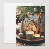 Carte de Noël Plat Nordic Noel (Devant / Derrière)