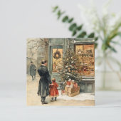 Carte de Noël plate (Debout devant)