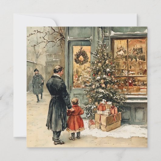 Carte de Noël plate (Devant)
