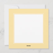 Carte de Noël plate à ruban rose scintillant (Dos)