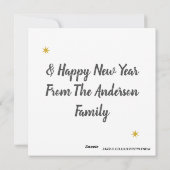 Carte de Noël plate - Joyeux Noël (Dos)